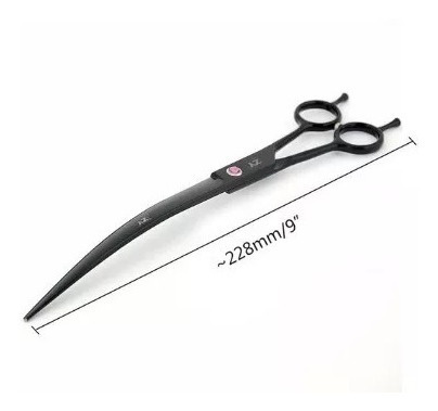 Tesoura Curva Profissional Grande 9 Polegadas Zy Japan Pro