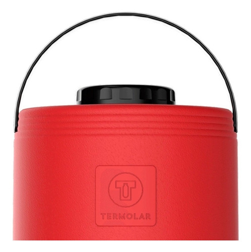 Imagem 3 de 5 de Garrafão Térmico Maxitermo Vermelho Torneira 8 L Termolar