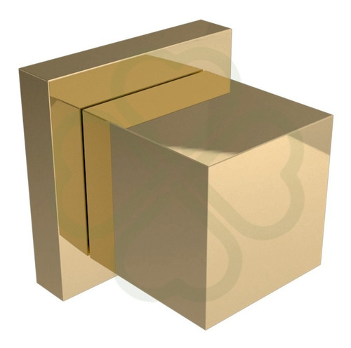 Imagem 6 de 7 de Acabamento Quadrado Para Registro Padrão Deca Dourado