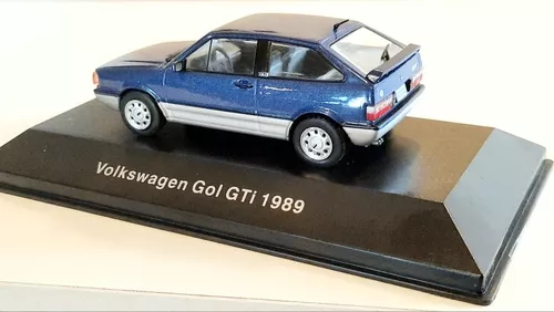 Miniatura Volkswagen Gol Gti 1989 Rebaixado Metal 1:43