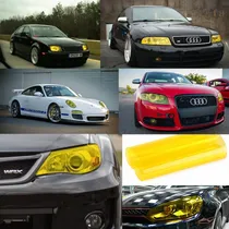 Comprar Vinilo Amarillo Antiniebla Luces Faros Ópticas Autos Oracal 