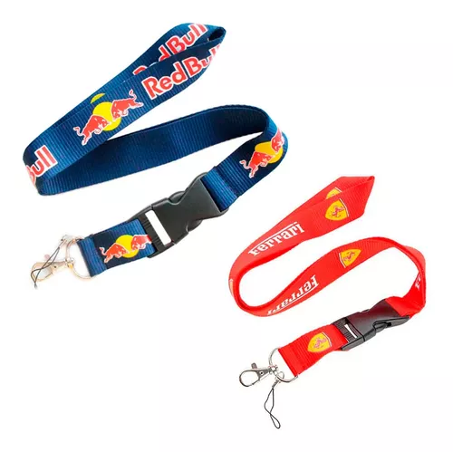 Red Bull Cinta Correa Lanyard Llaves Credencial Gafete Usb