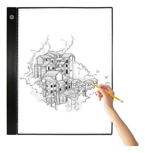 , A3 Led Tracing Caja De Luz Pad Gráfico Tablet 4 Mm