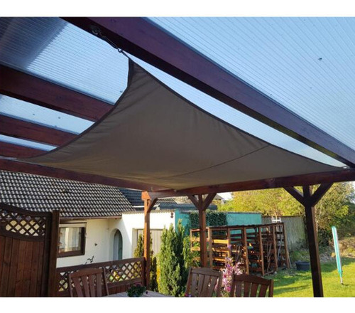 Toldo Vela De Sombra Lona Parasol Triangular/rectangular