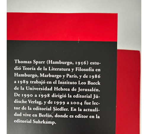 Grunewald En Oriente, Thomas Sparr, Acantilado, W,-4 (Usado)