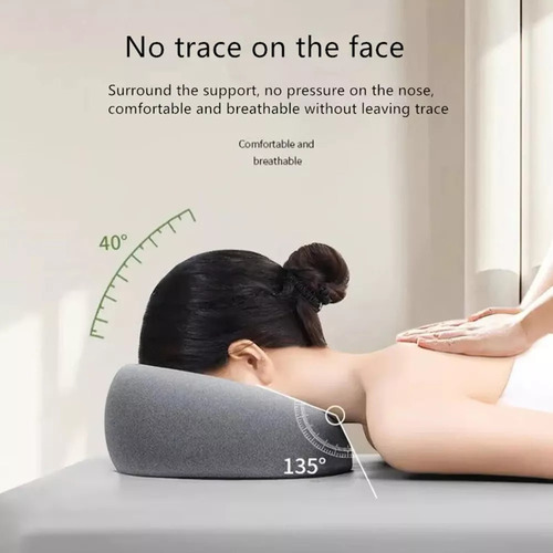 Almohada De Apoyo Para La Cabeza Para Masaje, Soporte Facial