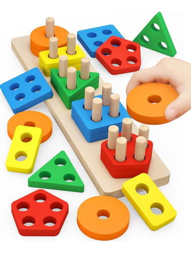 - Juguetes Montessori 1-2 Años-material Didáctico Preescolar