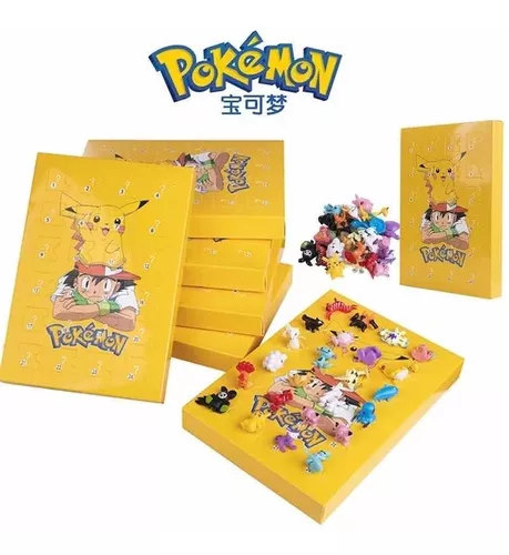 Kit 24 Miniaturas Pokémon Brinquedo Sortidos 3,5cm No Brasil