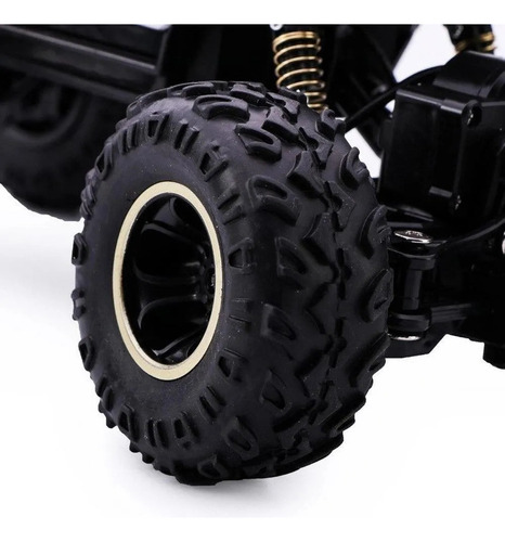 Carrinho Rock-crawler Rc 4x4 Off Road 1:16 + Bateria Reserva