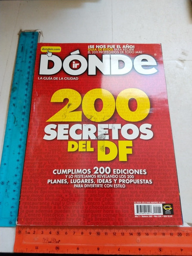 Revista Dónde Ir N 200 Diciembre 2010