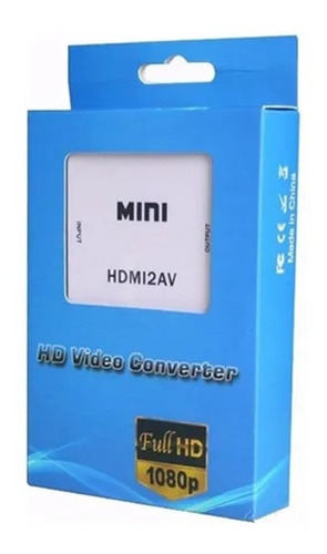 Adaptador Convertidor De Hdmi A Rca Video Version 1080p Hd