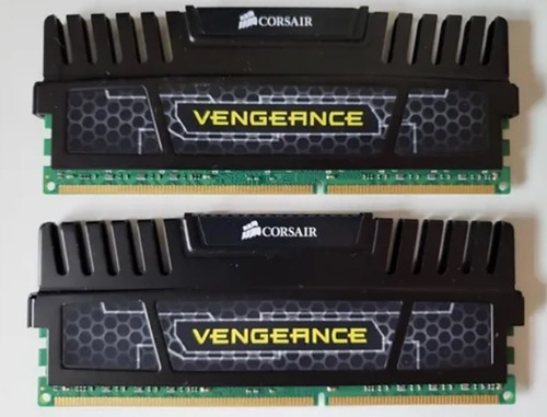 Imagem 1 de 1 de Memoria Corsair Vengeance 1600mhz Ddr3 - 2x4gb