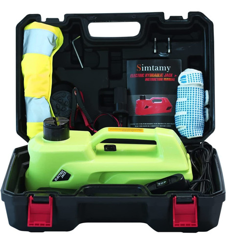 Gato Eléctrico Simtamy Para Coche 5 Toneladas, 12v, Portátil