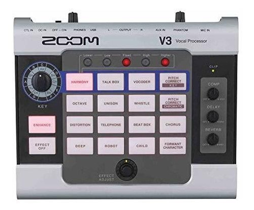 Procesador De Voz Zoom V3, Pedal De Efectos Vocales, Armonia
