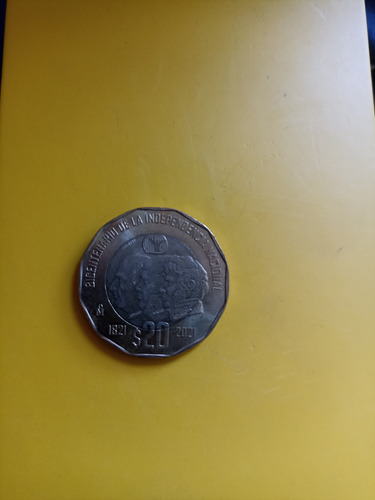 Moneda 20 Pesos Bicentenario