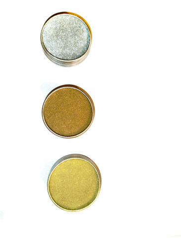Polvos De 3 Metales Esotericos En Caja De Aluminio