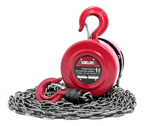 Garrucha De Cadena 1 Ton Lev 3 M - Knova