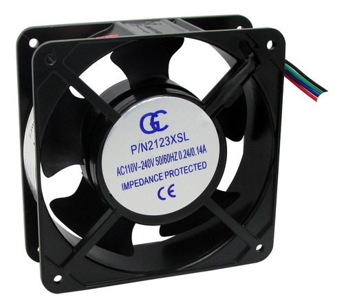 Ventilador Cooler Ventoinha Gc Metalica 120x120x38 110v 220v