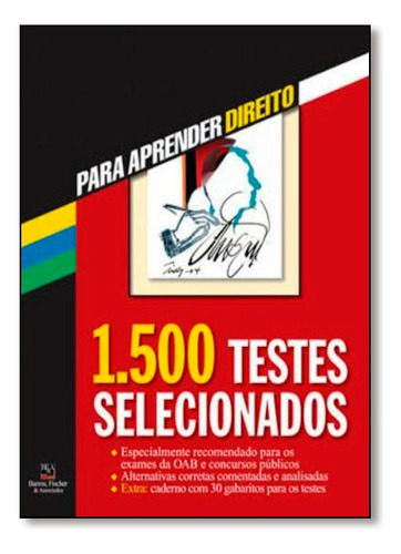 1500 Testes Selecionados: 1500 Testes Selecionados, De Marcos Antonio Oliveira Fernandes., Vol. Não Aplica. Editora Bf&a, Capa Mole Em Português