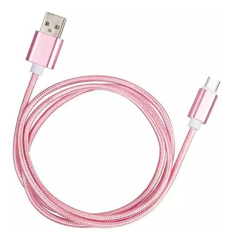 Liquidacion Cable Micro Usb A Usb Mallado De 1.5 Metros Jwk