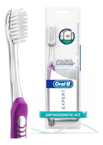 Oral-b Cepillo Dental Expert Ortodoncia + Hilo Dental Superf