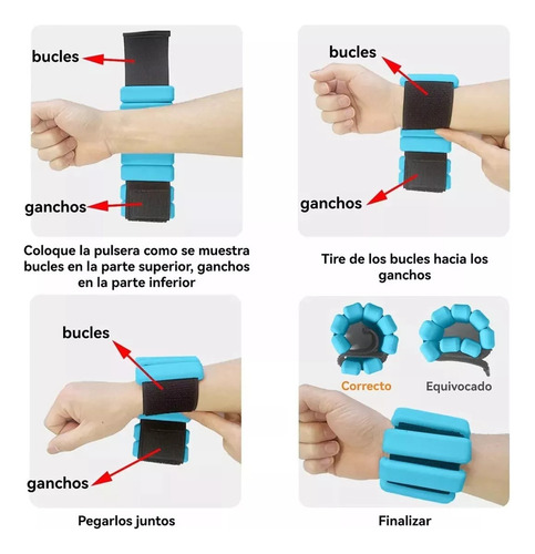 Par De Tobilleras Con Peso, Pulsera, Leggings De Silicona