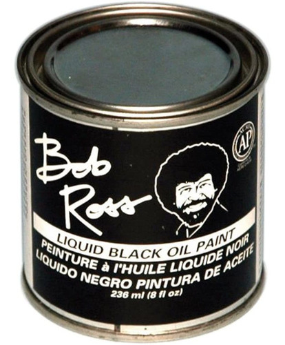 Martin F Weber Bob Ross 236 Ml Pintura Al Óleo Negro R...