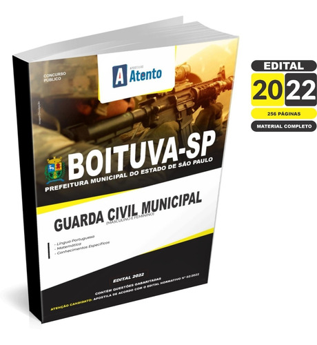 Apostila Prefeitura De Boituva-sp - Guarda Cívil Municipal - Gcm