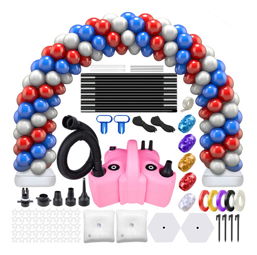 Vetogether - Kit De Arco De Globos Con Bomba De Globos, Jueg