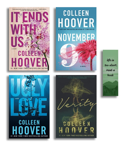 Book : Colleen Hoover Book Bundle (it Ends With Us, Novembe