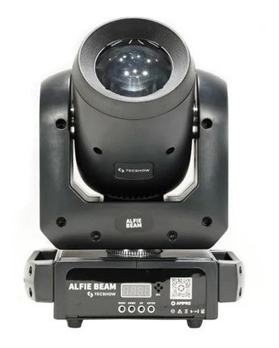 Cabezal Movil Tecshow Alfie Beam 100 Watt Blanco Rgb Dmx 220V Color Negro