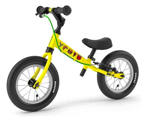 Bicicleta Aprendizaje Sin Pedales Yedoo Tootoo Emoji Aro 12 Color Yellow