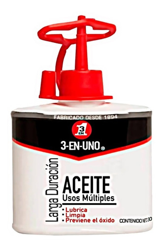 Aceite 3 En 1 Uno Lubrica 30ml