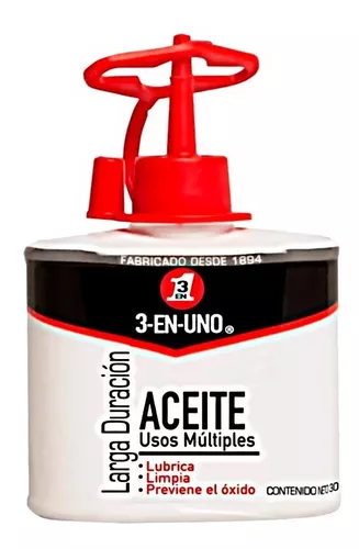 Aceite 3 En 1 Aerosol Multiusos Lubricante Antioxido 135 Ml