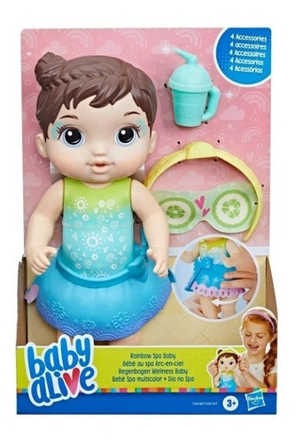 Muñeca Baby Alive Bebé Spa Multicolor - Castaña / Diverti