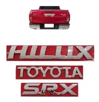 Comprar Kit Emblemas Insignias Toyota Hilux Srx Tapa Valija 2016