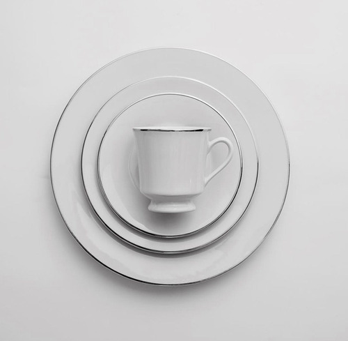 Conjunto Pratos Sobremesa 06 Itamaraty Prata Schmidt