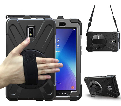 Funda Braecn Para Galaxy Tab Active 2, Funda Robusta, Con Co