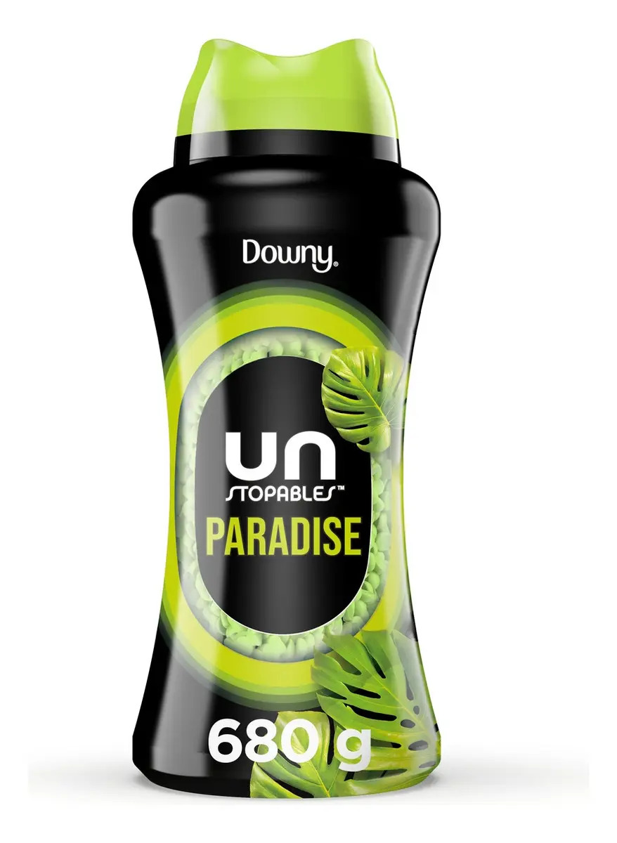Perlas de Perfume Downy Paradise Aroma Tropical, 680g con 6X Más Fragancia