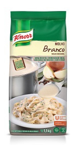 Molho Branco Bechamel Knorr Food Solutions 1,1kg Rende 12,2 