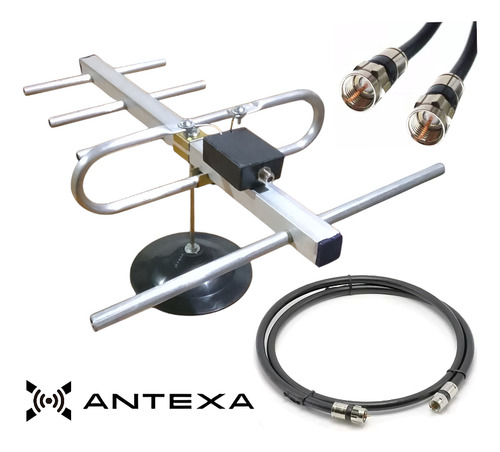 Antena Digital Antexa I5 Interior + 3 Mts Cable .