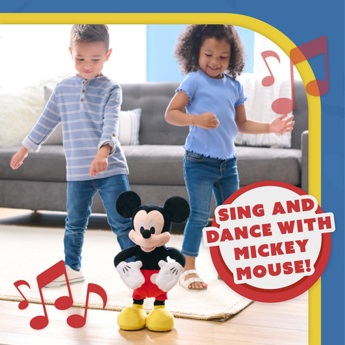 Brinquedo De Pelúcia Disney Junior Mickey Mouse Hot Diggity