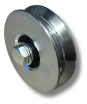 Comprar Rueda De Acero Canal V 70mm Con Rulemán Para Portones Corredizos Ruedamas X03