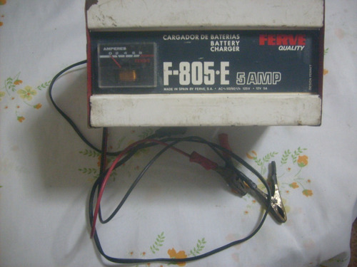 Cargador Bateria Ferver F.805.e 12 Volts 5 Amps