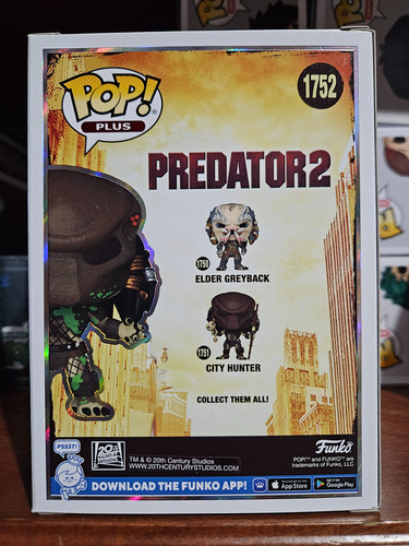 Funko Pop Plus Predator City Hunter #1752 Sticker Funko Shop (Usado)
