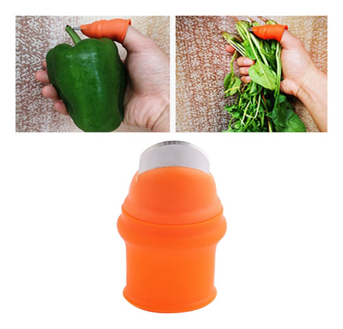2x Herramienta Cortadora De Plantas Con Dedos Vegetales Para