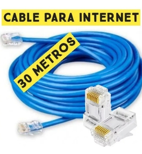 Cable Utp Internet 30metros 