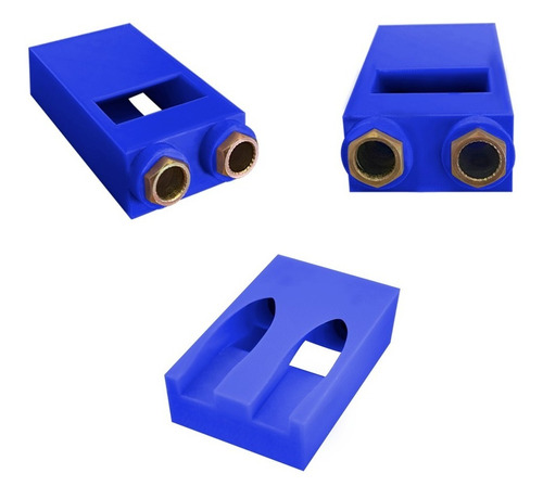 3 Gabaritos Jig Furo Chanfrado 6 8 E 10mm - Novo Modelo