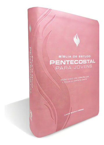 Bíblia De Estudo Pentecostal Para Jovens - Arc - Letra Normal - Capa Luxo Rosa, De Vários Es. Editorial Cpad, Capa Mole Em Português, 2023