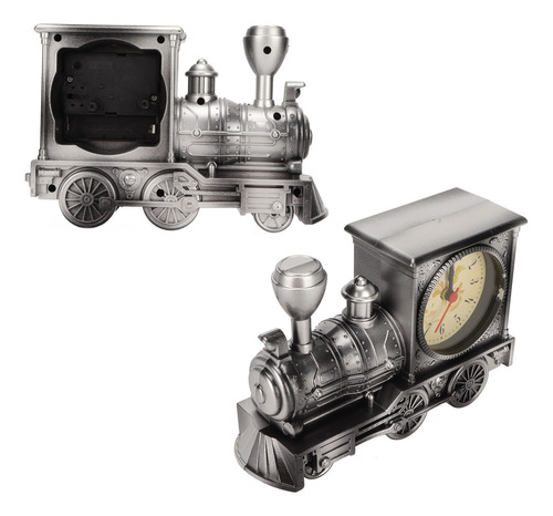 Reloj Despertador Decorativo, Estilo Tren Con Pilas, Estilo